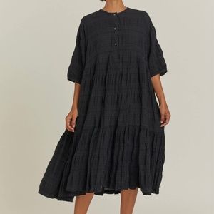 Black Crane Tent Dress